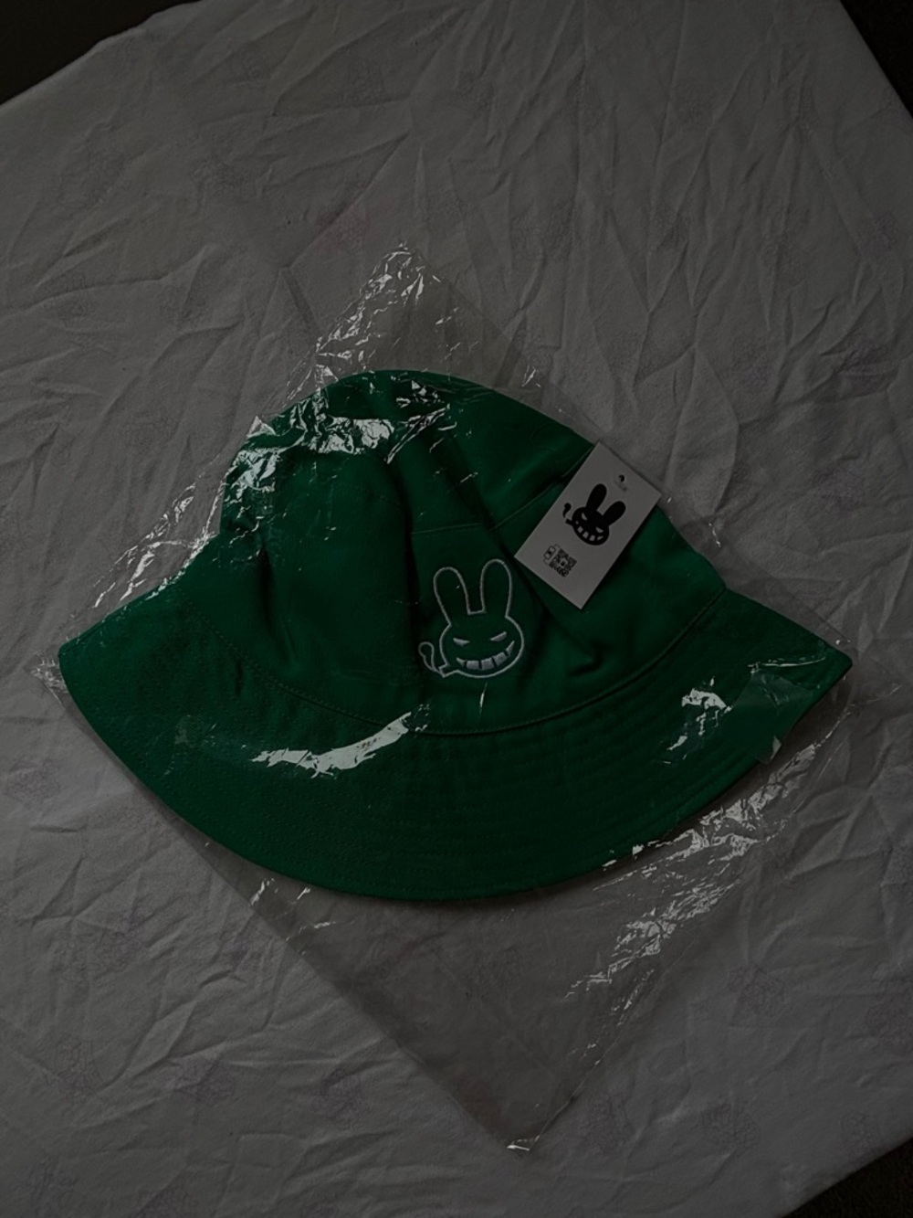 Green Bunny Logo Bucket Hat